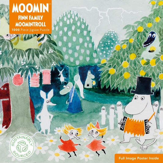 Adult Sustainable Jigsaw Puzzle Moomin: Finn Family Moomintroll