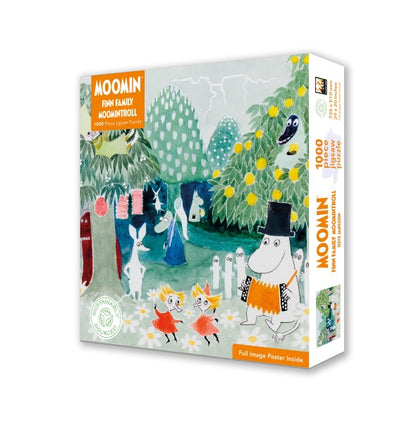 Adult Sustainable Jigsaw Puzzle Moomin: Finn Family Moomintroll