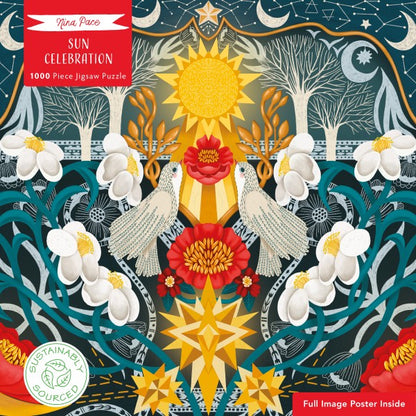 Adult Sustainable Jigsaw Puzzle Nina Pace: Sun Celebration