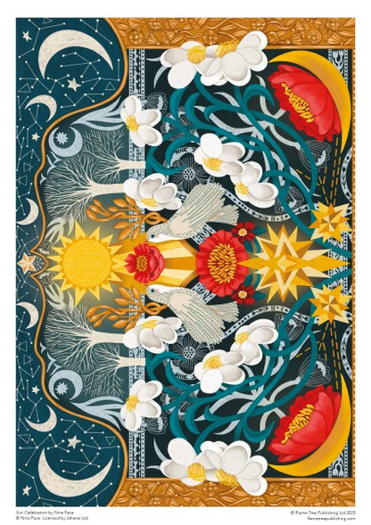 Adult Sustainable Jigsaw Puzzle Nina Pace: Sun Celebration