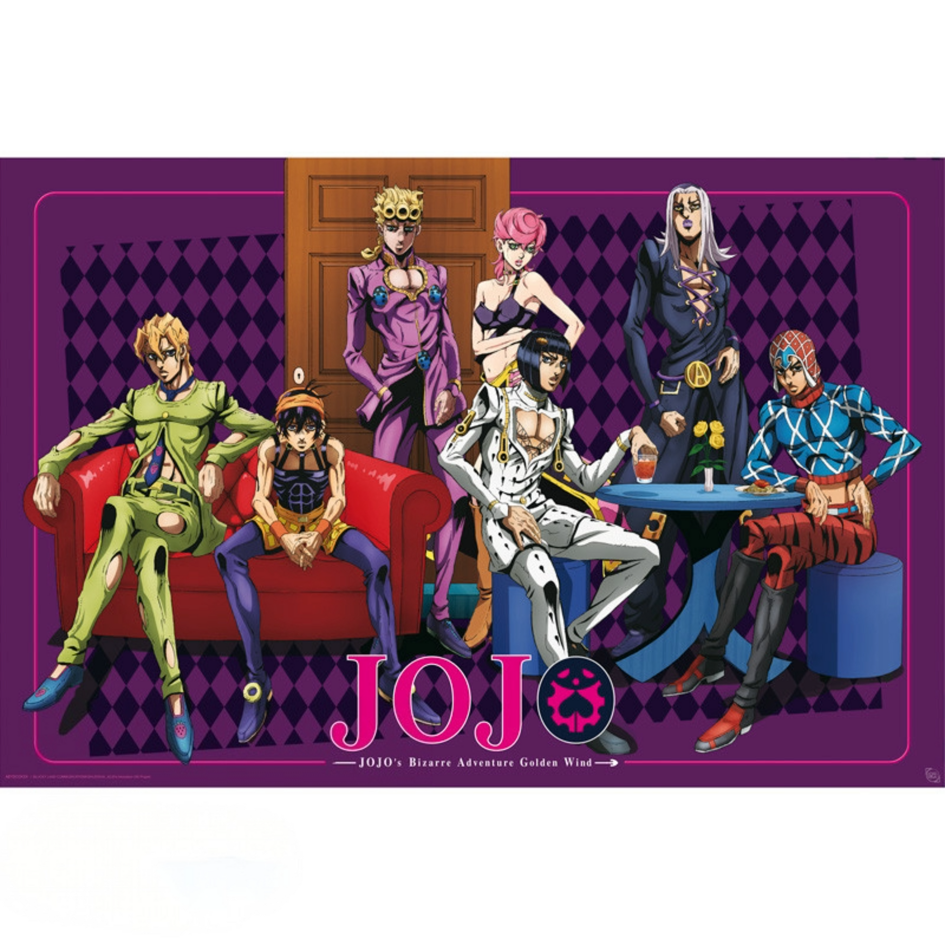 GB eye Jojo's Bizarre Adventure Golden Wind Team 61 x 91.5cm Maxi Poster	