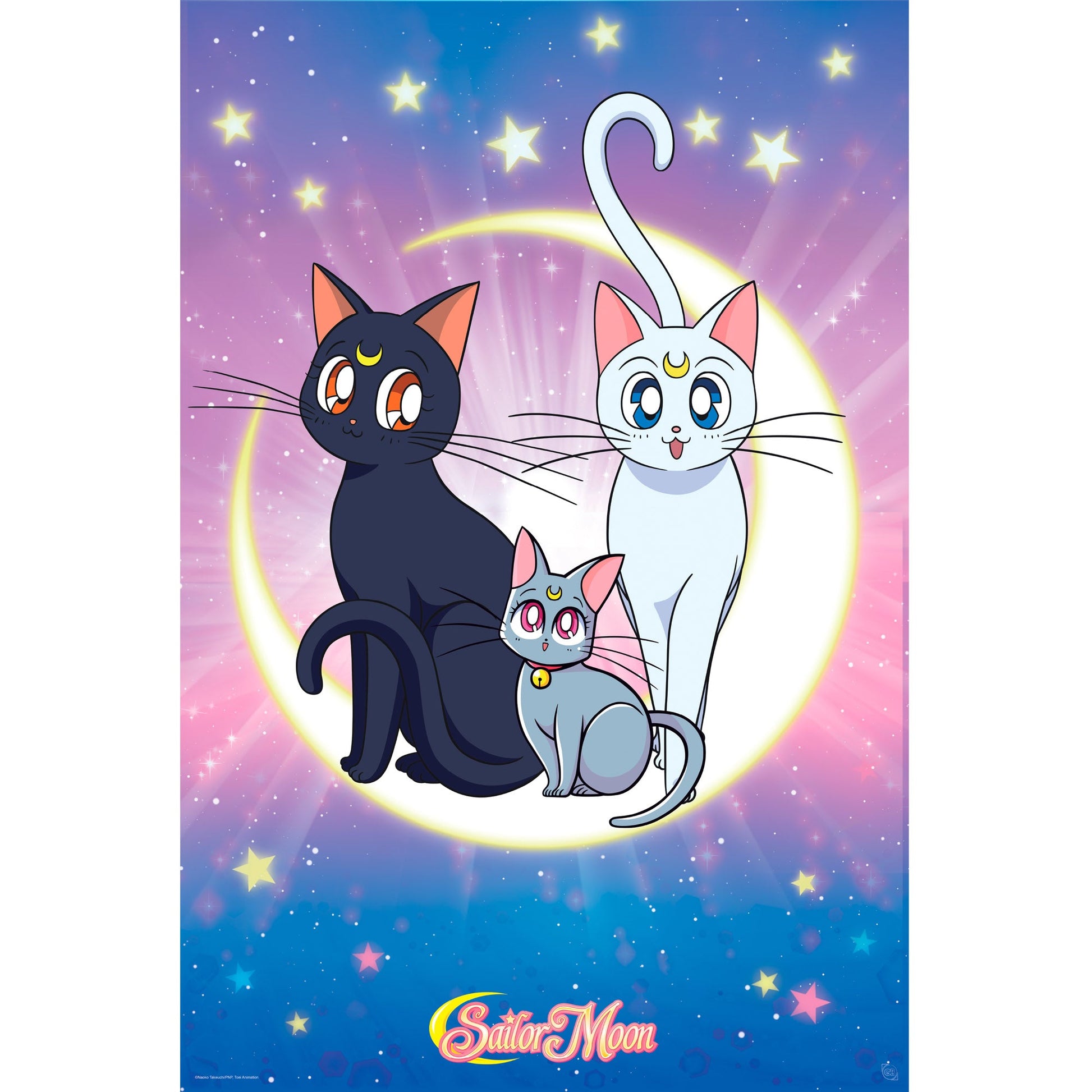 GB eye Sailor Moon Luna, Artemis & Diana 61 x 91.5cm Maxi Poster