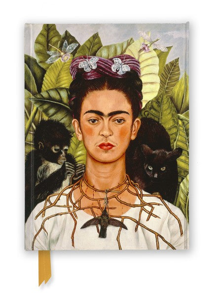 Frida Kahlo: Self Portrait with Thorn Necklace and Hummingbird (Foiled Journal) A5