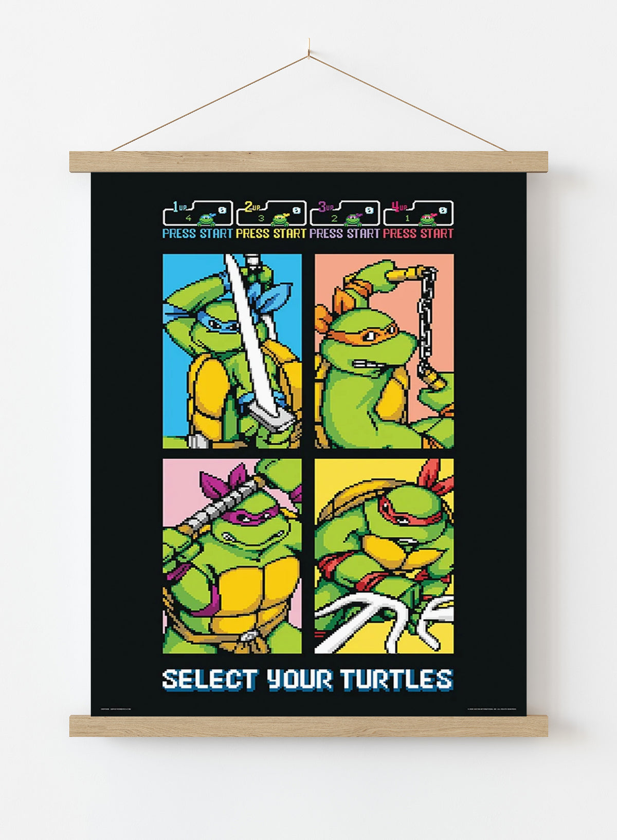 Teenage Mutant Ninja Turtles 8 Bit 61 x 91.5cm Maxi Poster
