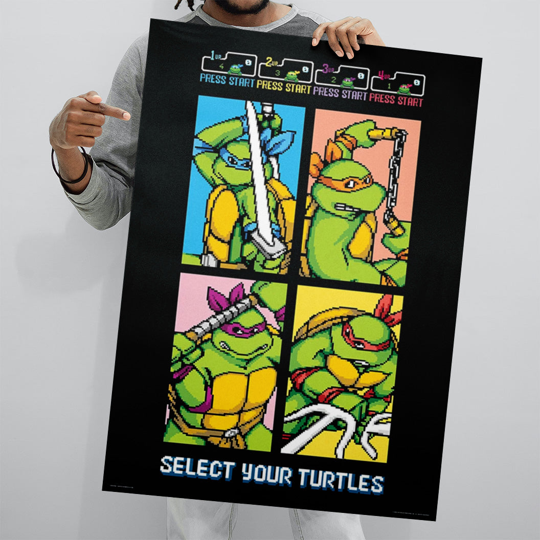 Teenage Mutant Ninja Turtles 8 Bit 61 x 91.5cm Maxi Poster