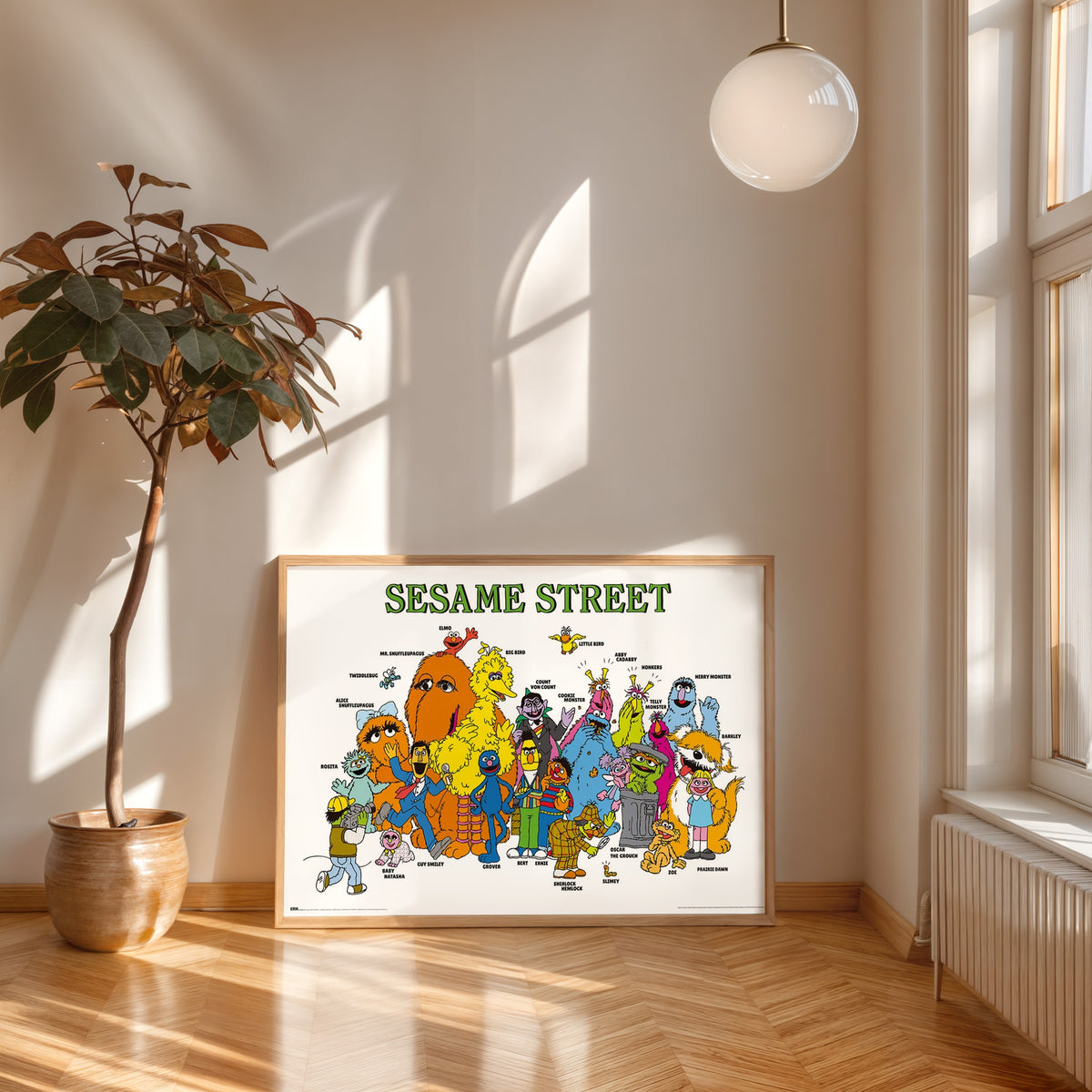 Sesame Street Characters 61 x 91.5cm Poster