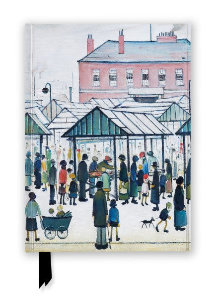 L.S. Lowry: Market Scene (Foiled Journal) Lined A5 Notepad (Copy)