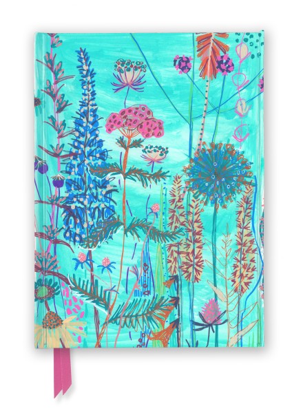 Lucy Innes Williams: Blue Garden House (Foiled Journal) Lined A5 Notepad
