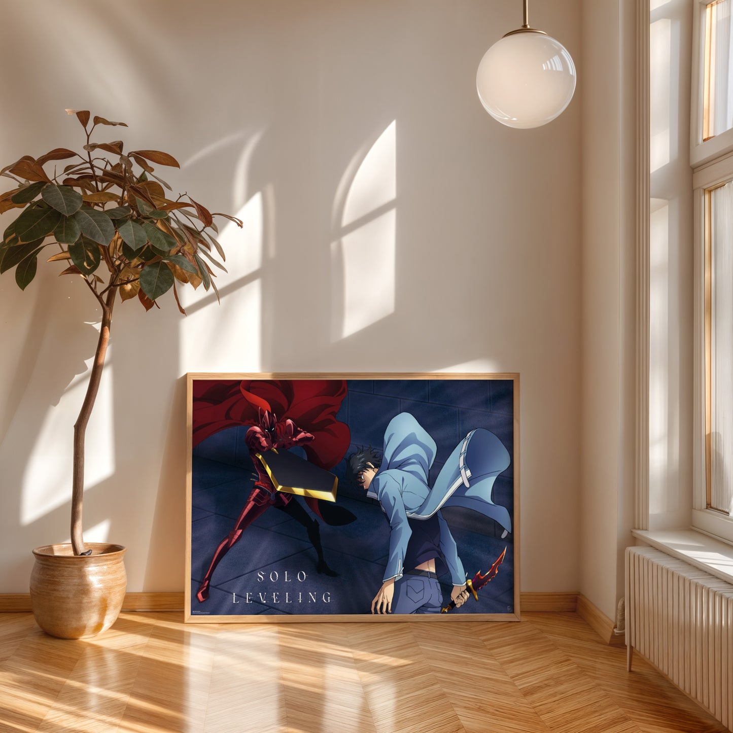 Solo Leveling Jinwoo vs Igris 61 x 91.5cm Maxi Poster