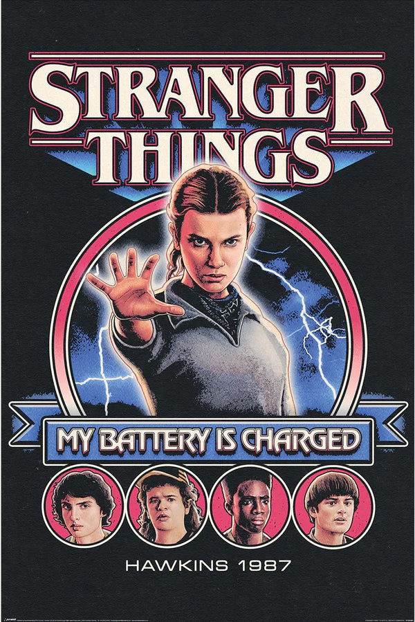 Stranger Things Season 5 (My Battery Is Charged) 61x91.5cm Maxi Poster