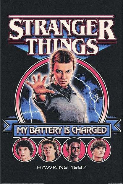 Stranger Things Season 5 (My Battery Is Charged) 61x91.5cm Maxi Poster