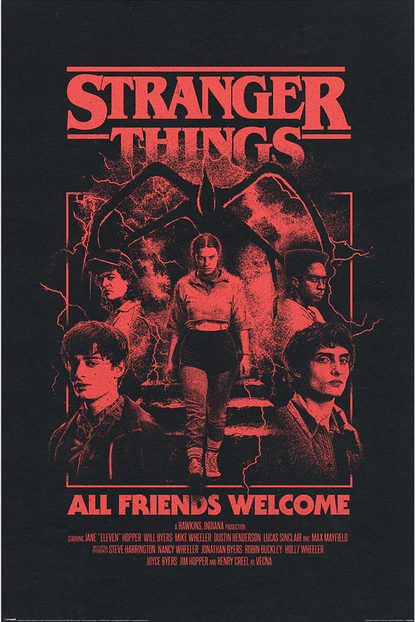 Stranger Things Season 5 (All Friends Welcome) 61x91.5cm Maxi Poster