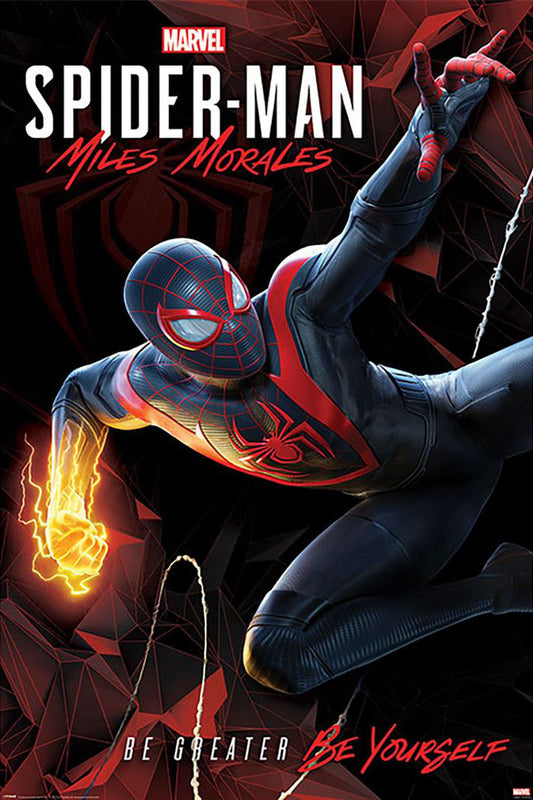 Spider-Man Miles Morales (Cybernetic Swing) Maxi Poste 61 x 91.5cm