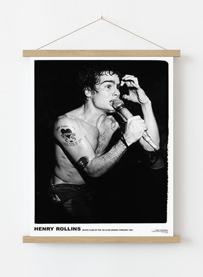 BLACK FLAG Henry Rollins A1 (59x 84cm) Poster