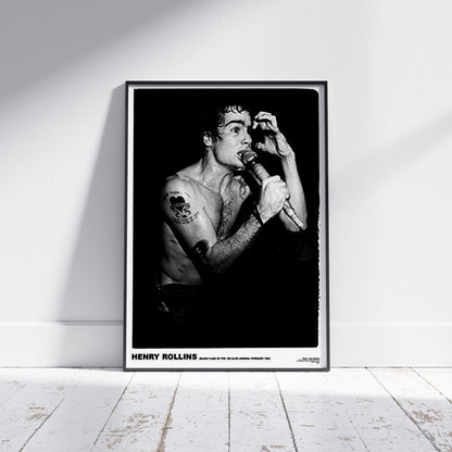 BLACK FLAG Henry Rollins A1 (59x 84cm) Poster
