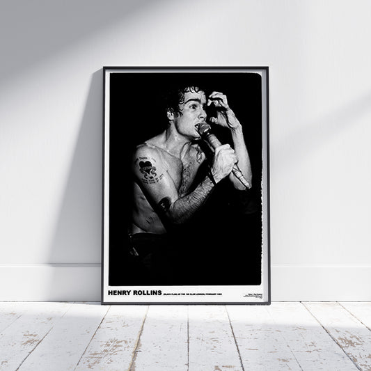 BLACK FLAG Henry Rollins A1 (59x 84cm) Poster