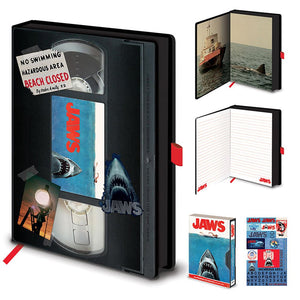 Jaws (Vhs) A5 Vhs Lined Notebook