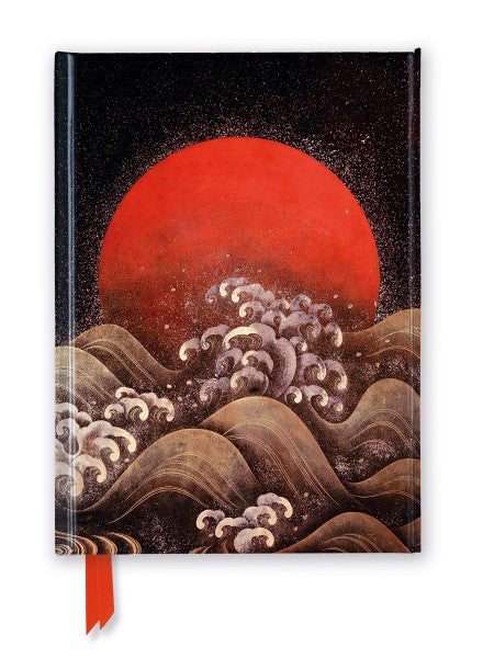 Sun and Sea Lacquer Screen, c. 18th–19th century (Foiled Journal)Lined A5 Notepad