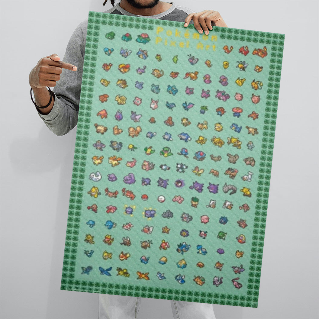 Pokémon Pixel Art 61 x 91.5cm Maxi Poster