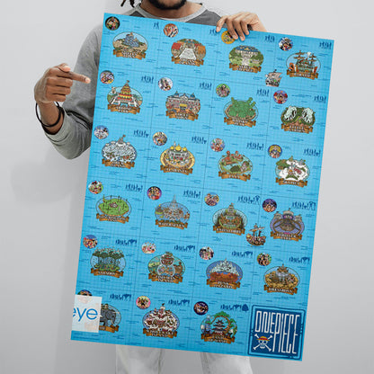 One Piece Log itinerary 61 x 91.5cm Maxi Poster