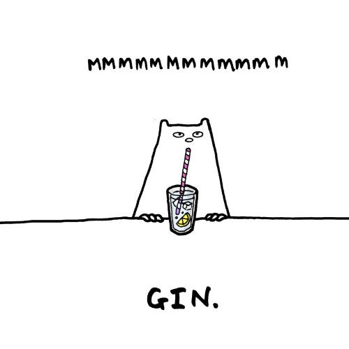 MMM Gin, Barnstable and Friends Greetings card 14x14cm - On the Wall Art Print Posters & Gifts