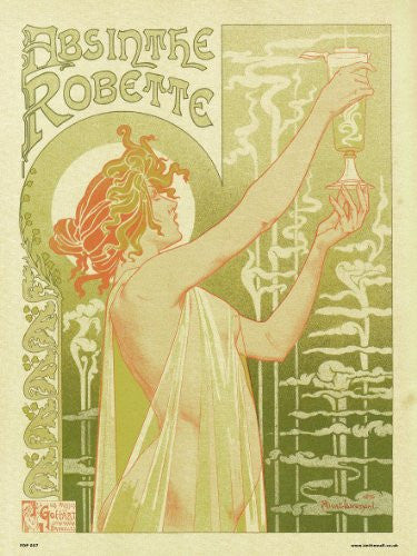 Art nouveau by Privat Livemont - Absinthe Robette Poster Art Print 30x40cm