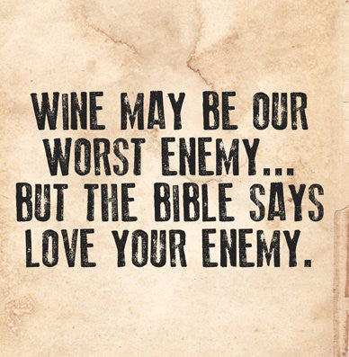 Love Your Enemy Proverb Letter Press Greetings card (Blank Inside) - On the Wall Art Print Posters & Gifts