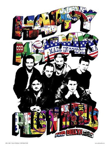 Happy Mondays Pills N Thrills Poster Art Print 30x40cm