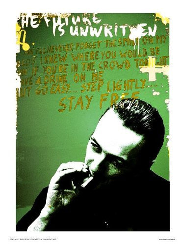 Joe Strummer from The Clash Poster Art Print 30x40cm