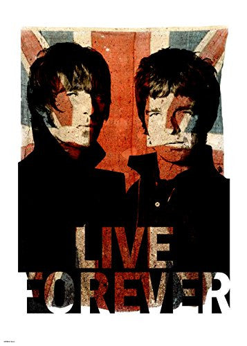 Oasis live forever 70x50cm Art Print
