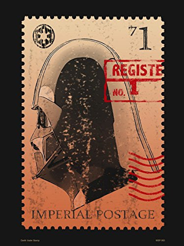 Darth Vader Star Wars Stamp Poster Art Print 30x40cm