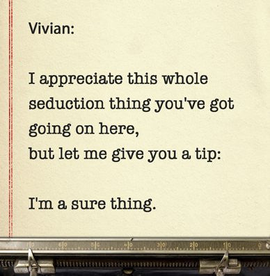 Pretty Women, Vivian Movie Quote Greetings Card (14x14cm) - On the Wall Art Print Posters & Gifts