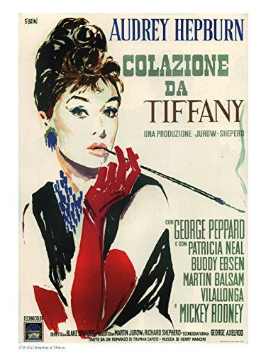 Breakfast at Tiffanys 1950 Poster Art Print 30x40cm