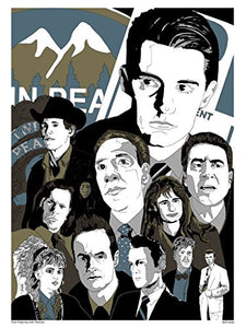Twin Peaks Poster Art Print 30x40cm