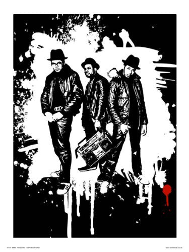 Run DMC Poster Art Print 30x40cm