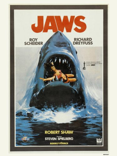 Jaws Poster Poster Art Print 30x40cm