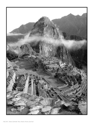 Peru Machu Picchu Sunrise' Allard Schmidt PDP 0047 Poster Art Print 30x40cm