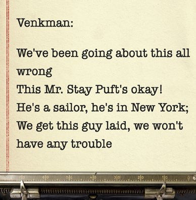Ghostbusters, Venkman Movie Quote Greetings Card (14x14cm) - On the Wall Art Print Posters & Gifts