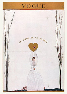 Vintage Vogue Le Coeur De La France Poster Art Print 30x40cm