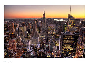 Manhattan New York Poster Art Print 30x40cm
