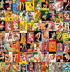Pin Up Posters 14x14cm Greetings Card "Blank Inside" - On the Wall Art Print Posters & Gifts