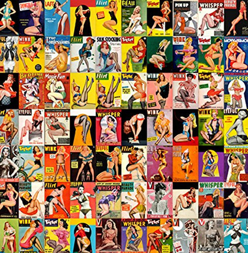 Pin Up Posters 14x14cm Greetings Card 