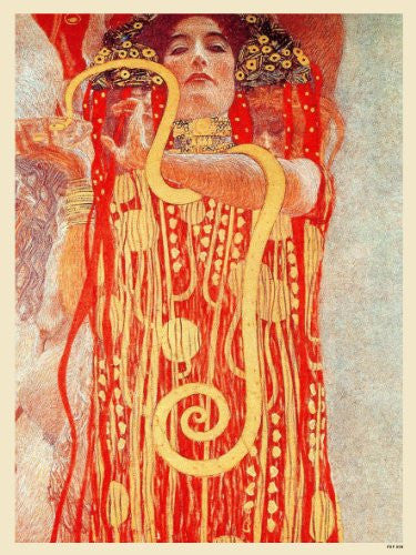 Gustav Klimt Hygieia Art nouveau Poster Art Print 40x30cm