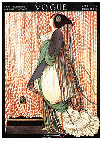 Vogue April 1915 70x50cm Art Print