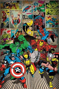 Marvel Montage Regular Poster (61x91.5cm)