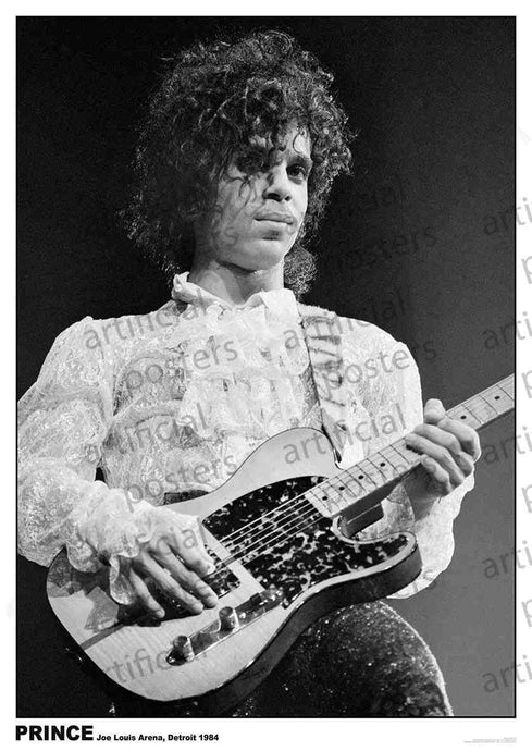 Prince Live Detroit 1984 (A1 59.5x84cm) Poster