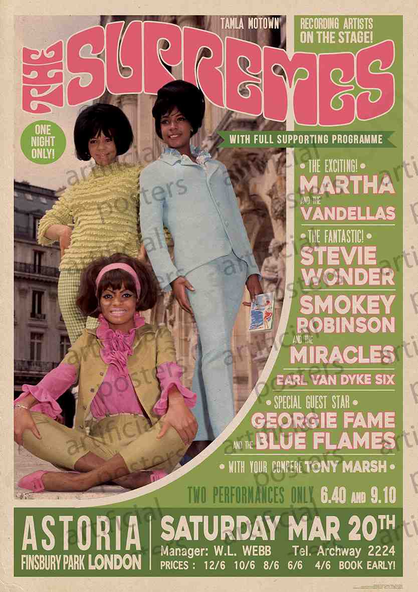 The Supremes (A1 59.5x84cm) Poster