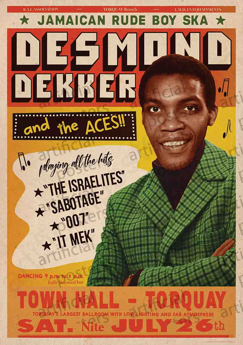 Desmond Dekker (A1 59.5x84cm) Poster