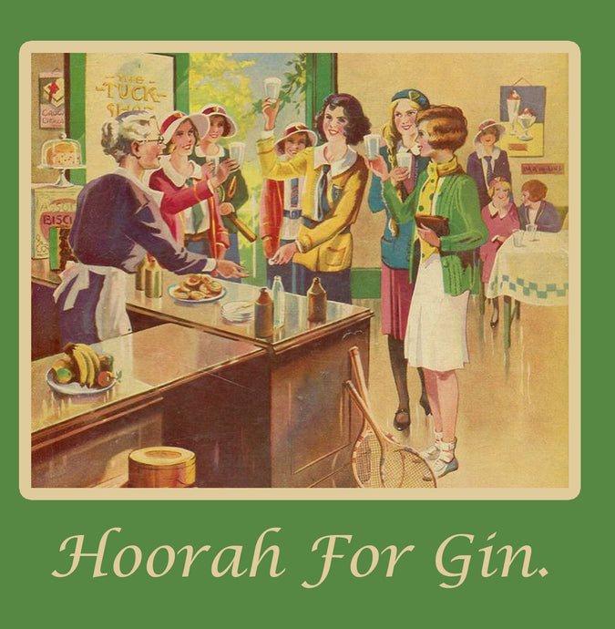 Hoorah for Gin Greetings Card 14x14cm 