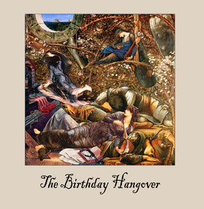 The birthday hangover Greetings Card 14x14cm